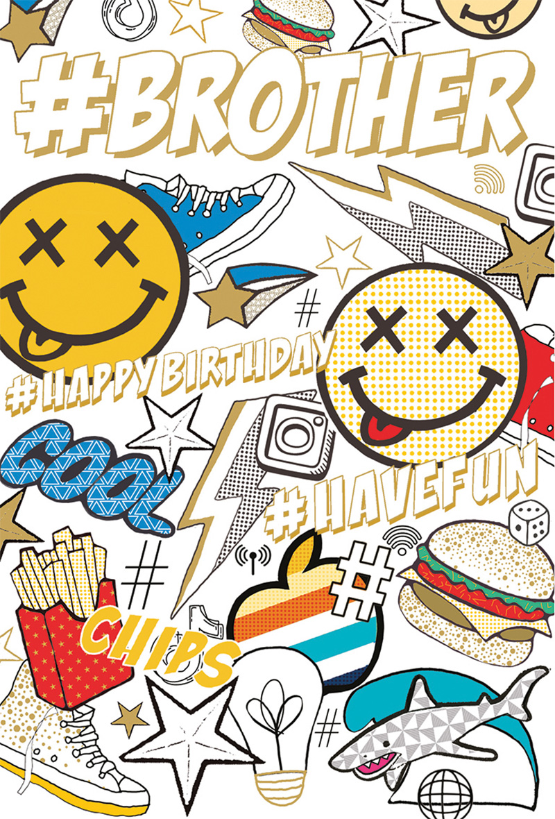 Pizazz For Men: Brother Birthday Emojis