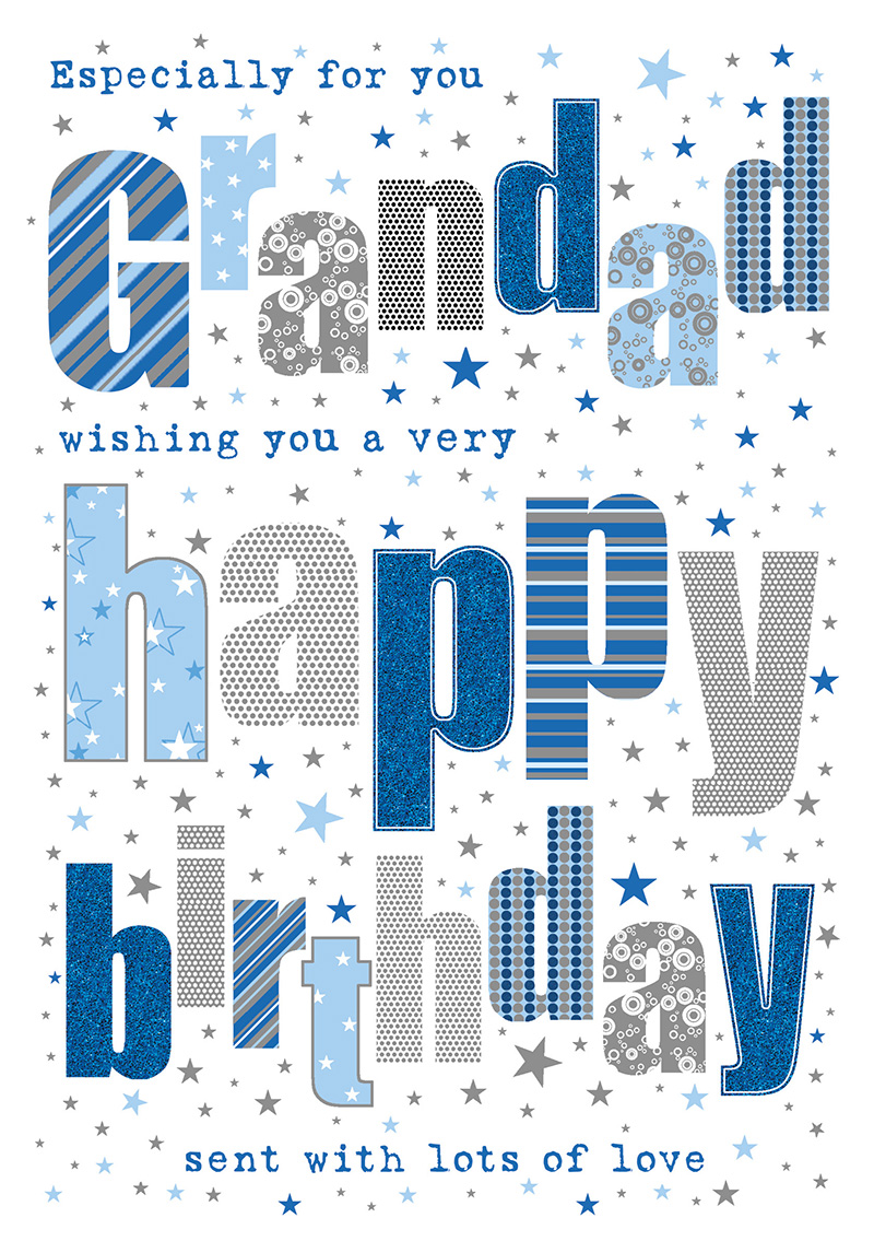 Quiney: Gdad Text Blue Silver