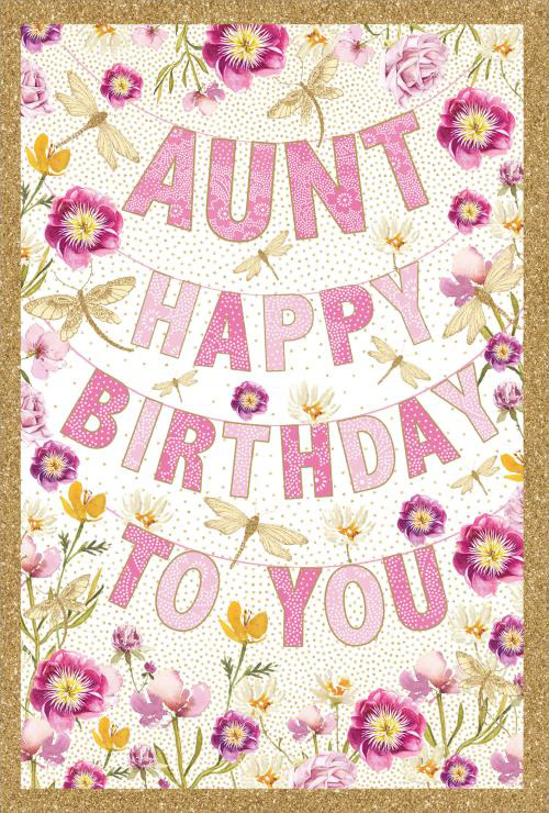 Pizazz: Aunt Happy Birthday