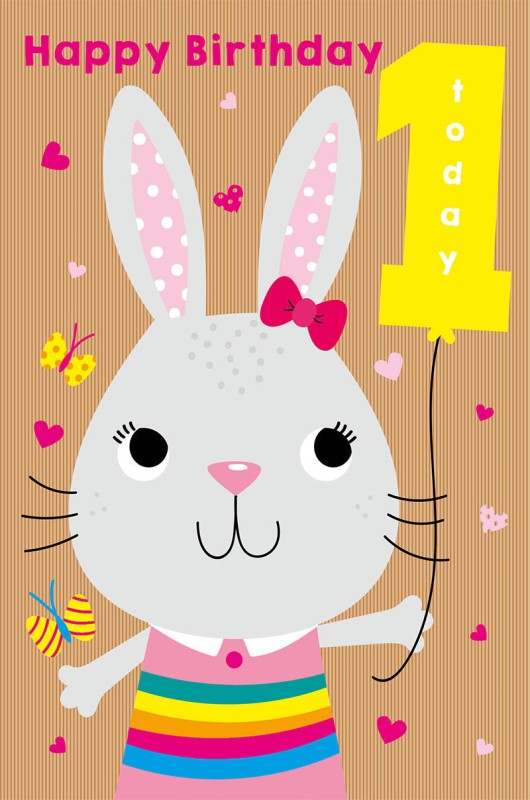 Age 1 Girl Bunny