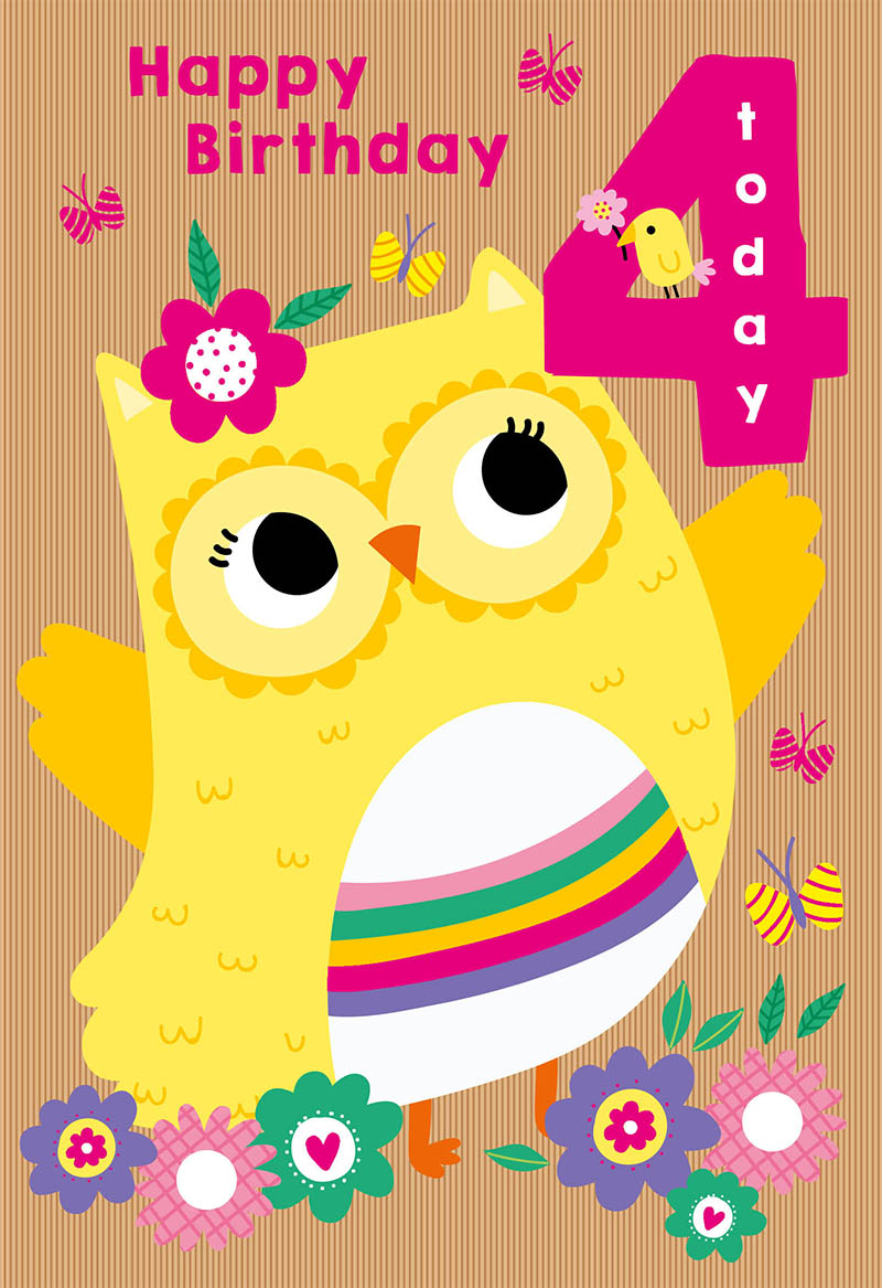 Age 4 Girl Owl