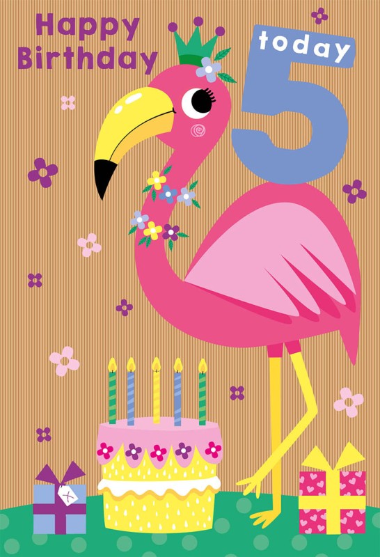 Age 5 Girl Flamingo