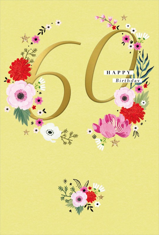 Age 60 Female Flowers