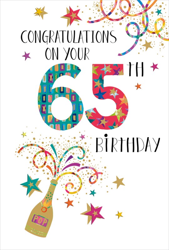 Party Time: Age 65 Male