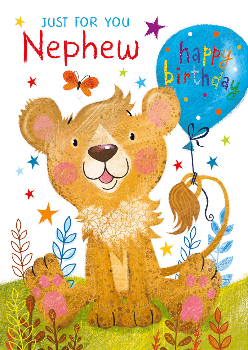 Birthday Nephew Cute Lion