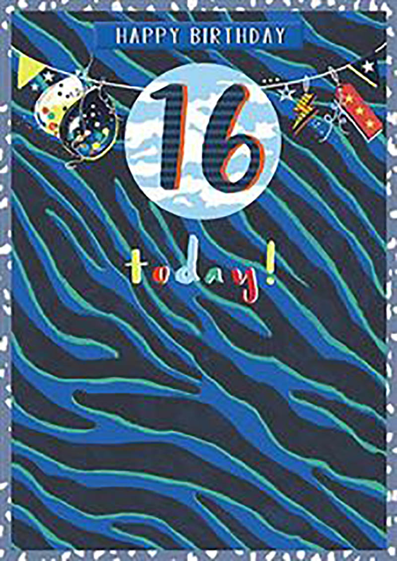 Oh Hey: Age 16 Boy Bunting