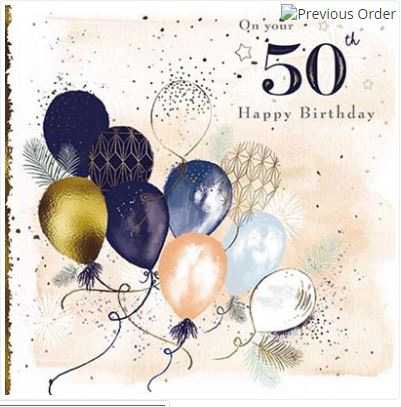 Good Fellow: Age 50 Balloon