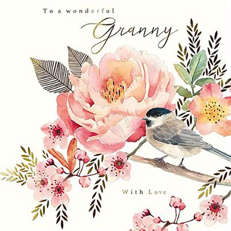 Urban Bloom: Birthday Granny Bird