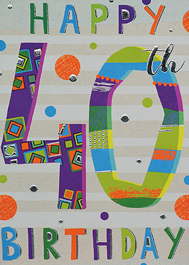 Bangers: Age 40 Male Neon