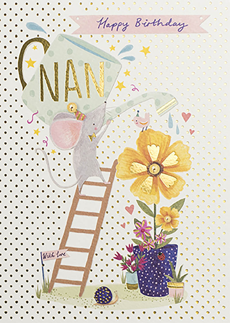 Waffle: Nan Birthday Flower