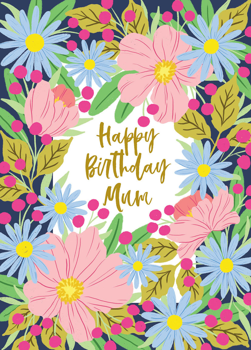 Apurva: Birthday Mum Summer Border