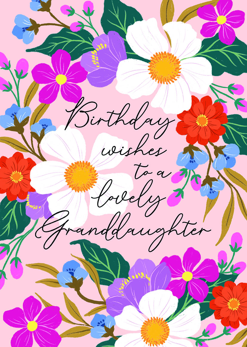 Apurva: Floral Wreath On Pink