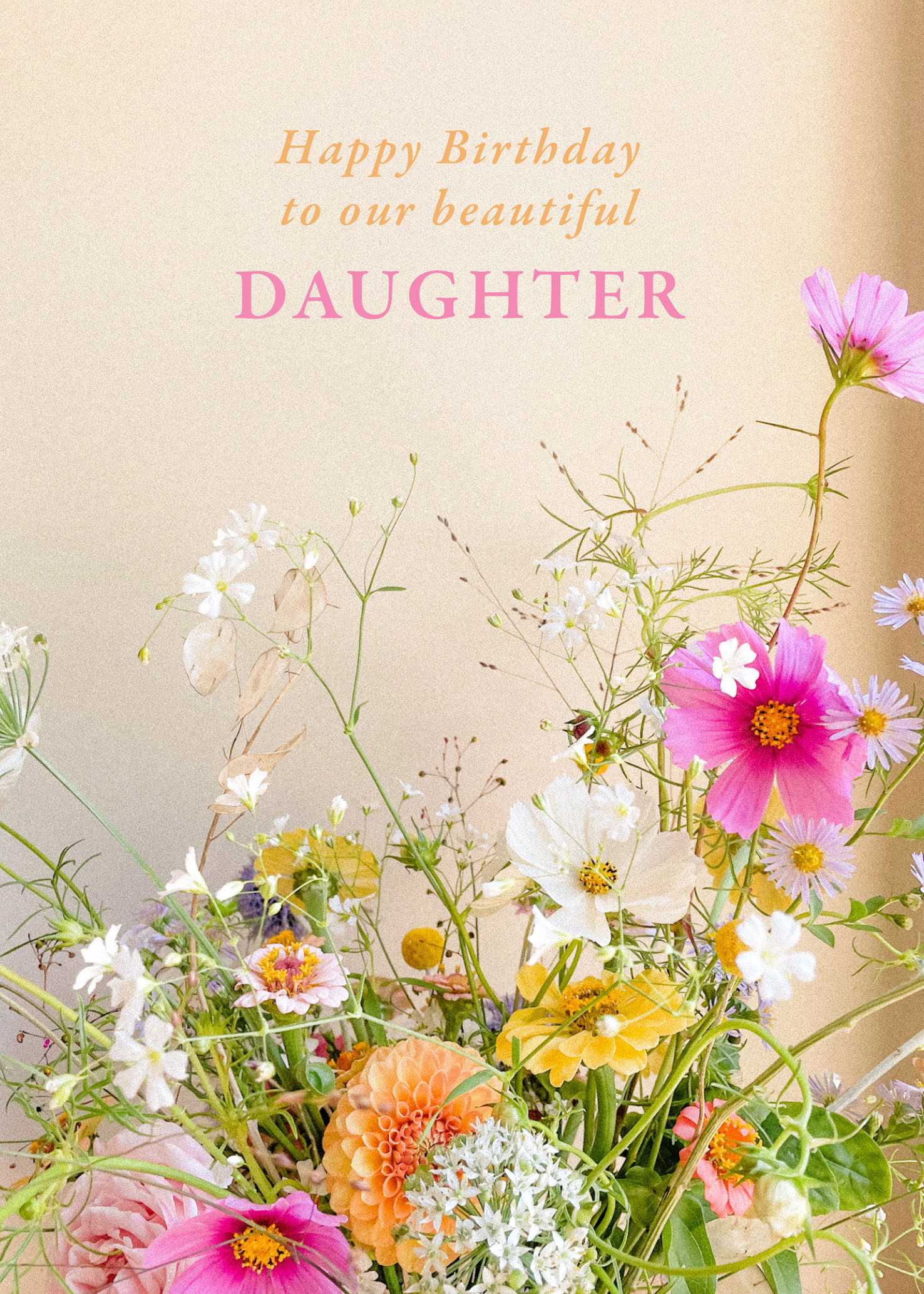 Bonnie D: Birthday Daughter Cosmos