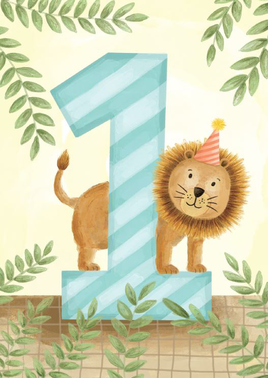 Age 1 Boy Lion Jungle