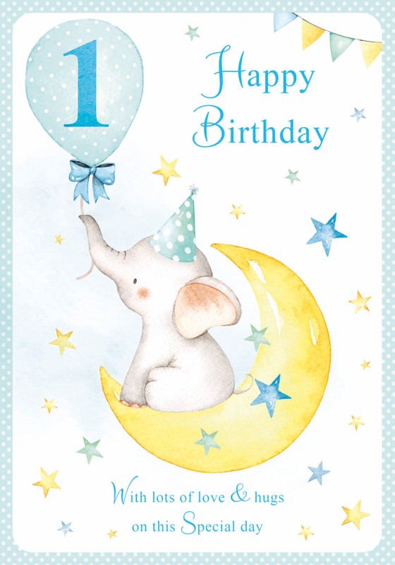 Jelly Bean: Age 1 Boy Elephant