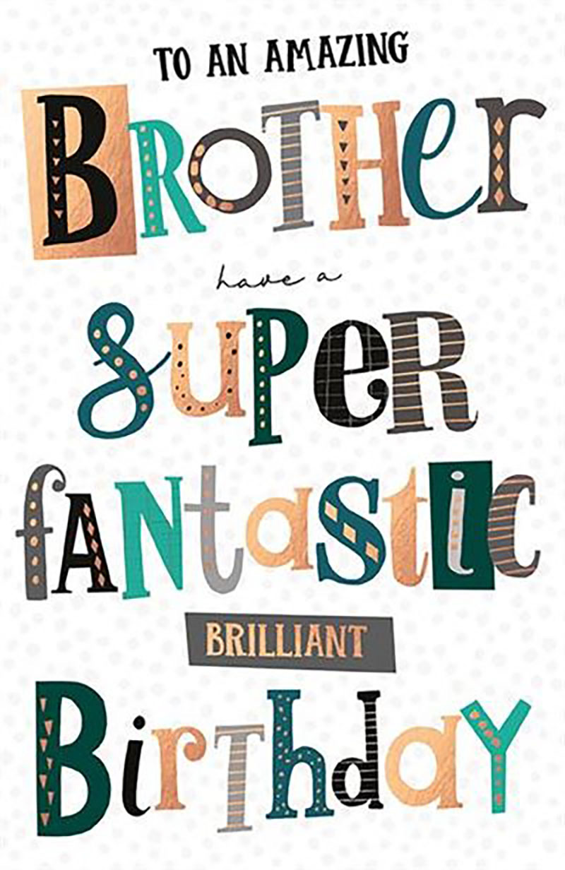 Capisco Noir: Birthday Brother Fantastic