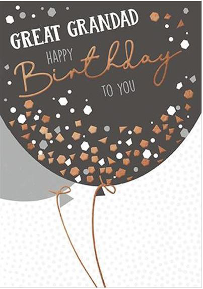 Capisco Noir: Great Grndad Birthday