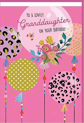 Capisco: Lovely Granddaughter Balloons