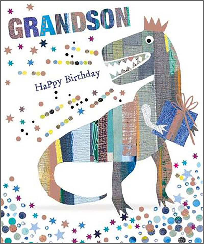 Mosaic: Grandson Birthday Dinosaur