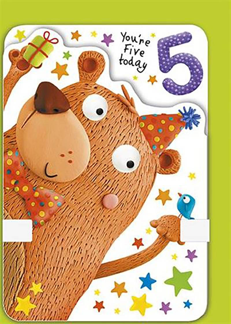 Age 5 Boy Party Bear