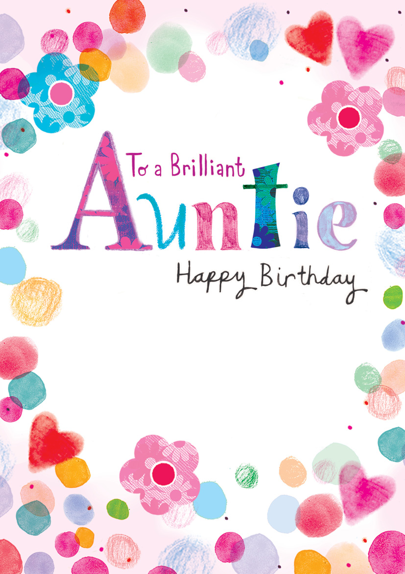 Umami: Auntie Birthday Colourful