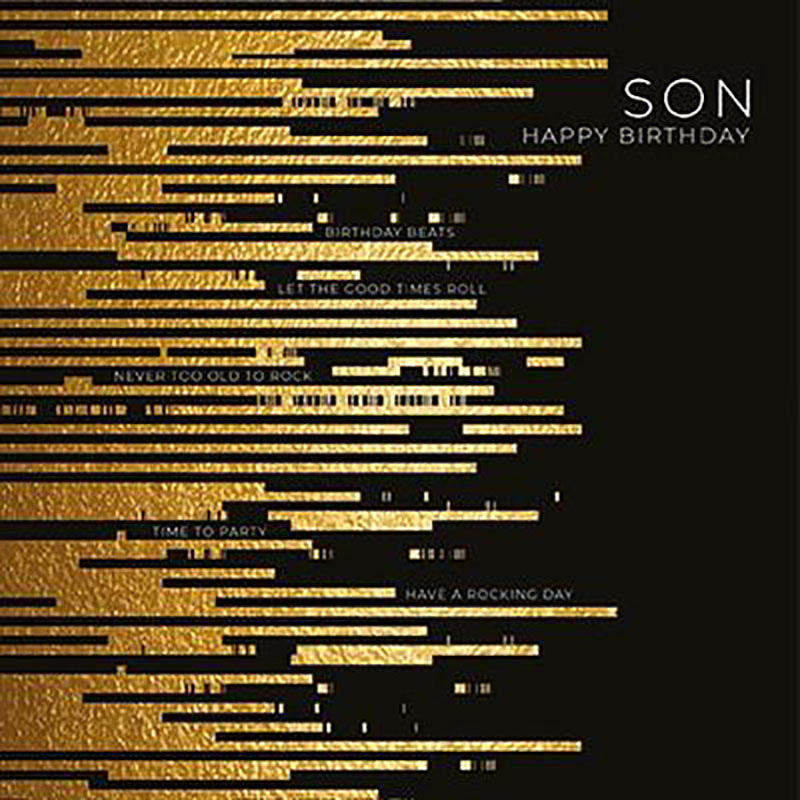 Word For Word: Son Happy Birthday