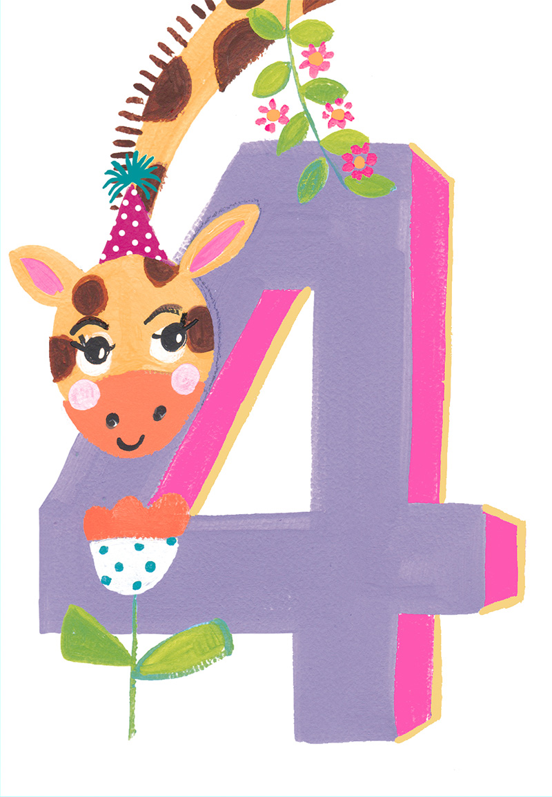 Hoopla Age 4 Girl: Giraffe