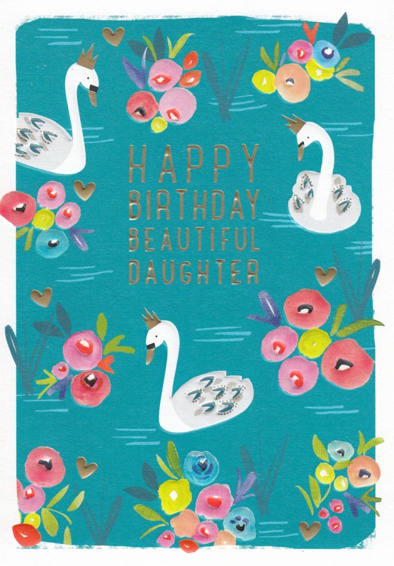 Kirra: Daughter Birthday Swans