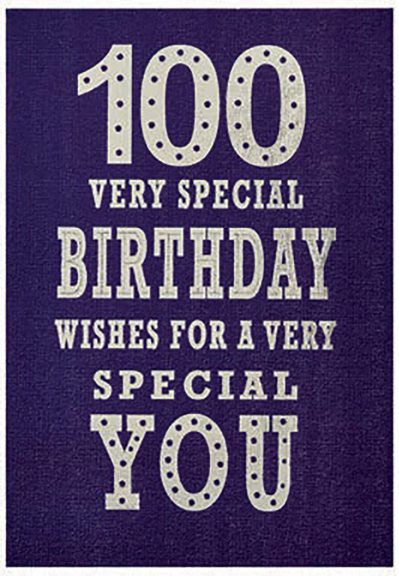 Birthday The Spec Yrs 100Th Male#