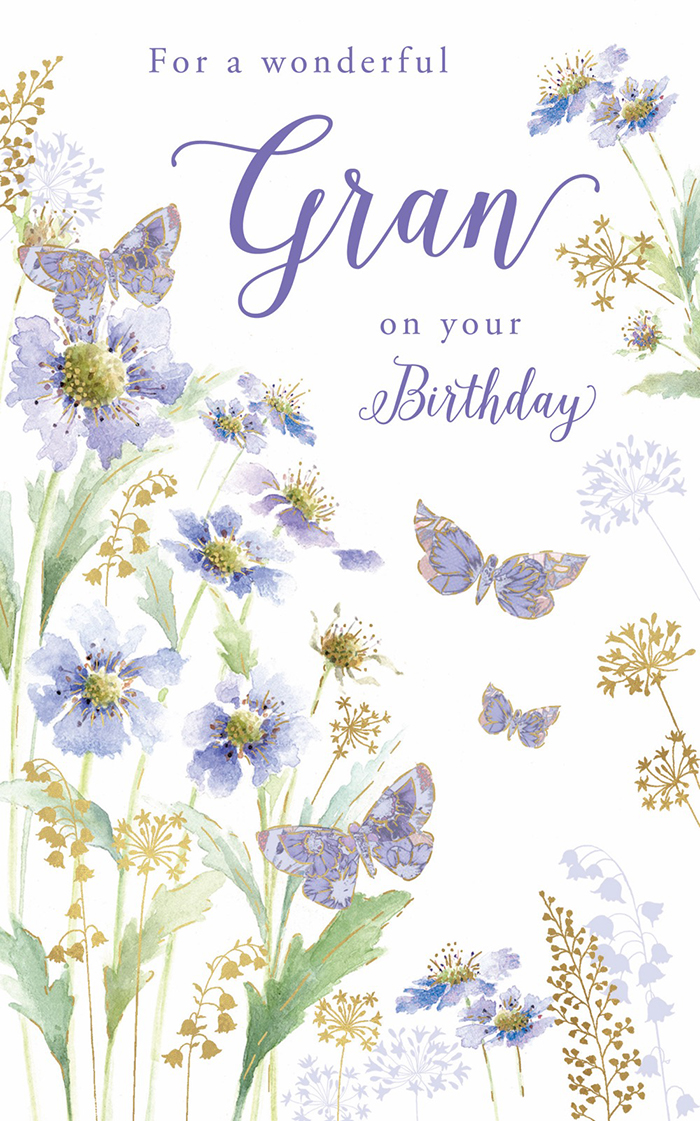 Gran Birthday Butterflies
