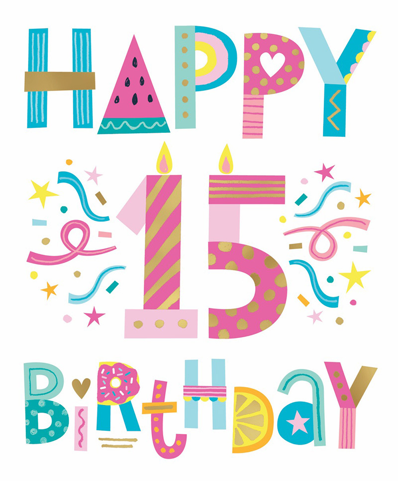 Age 15 Female Candles