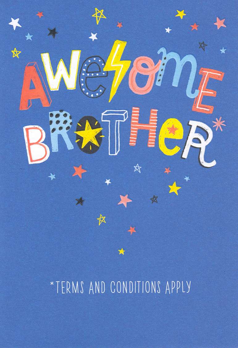 Birthday Brother Awesome Stars ^