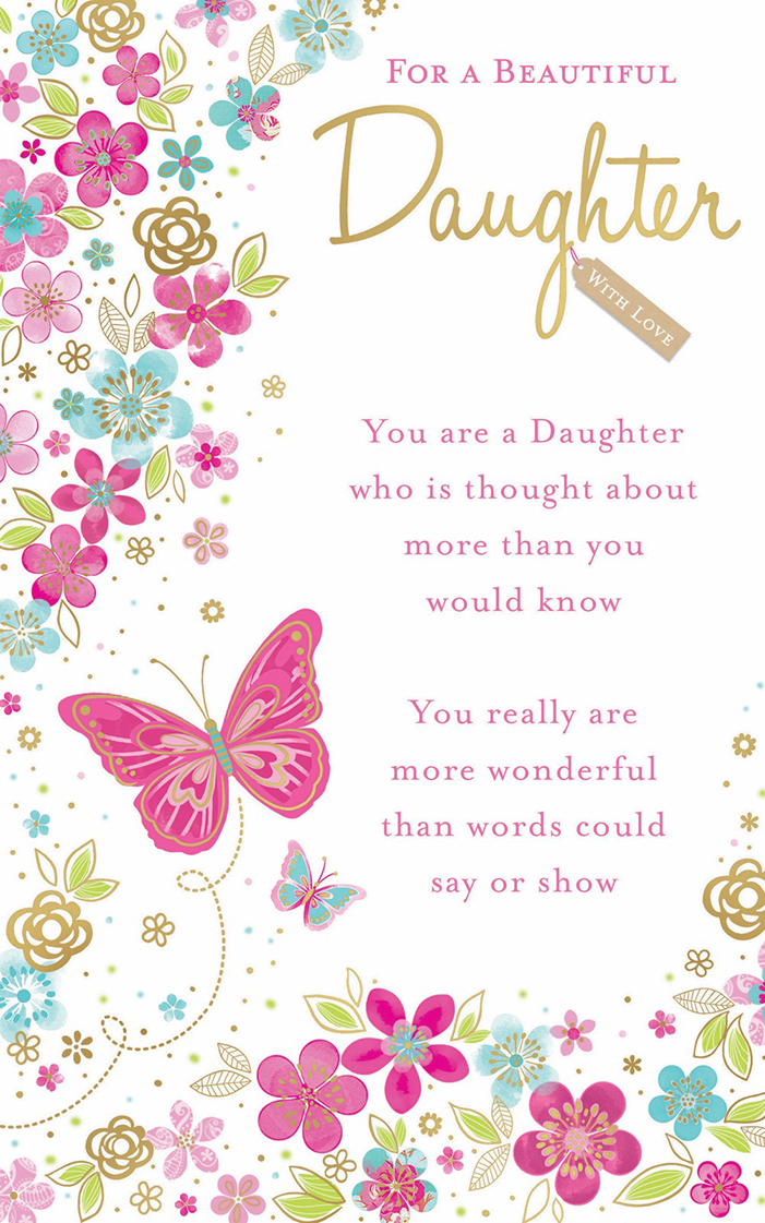 Ww Daughter Birthday Butterflies ^