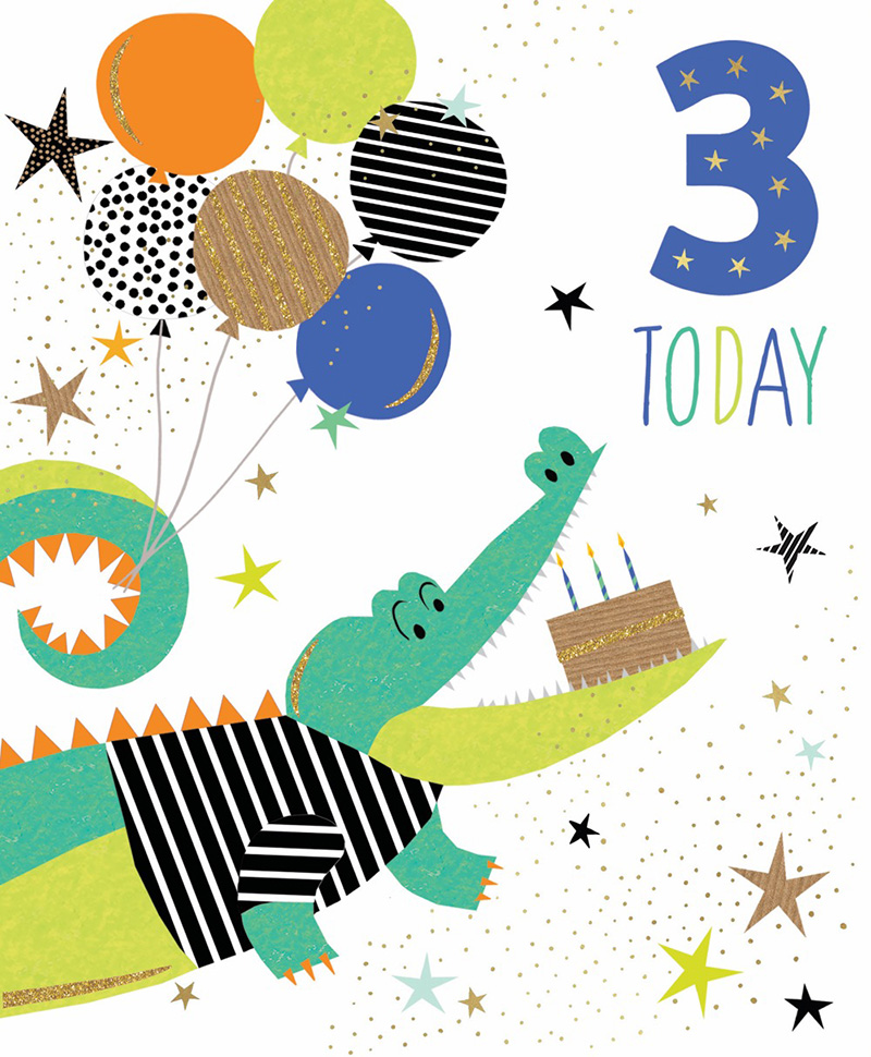 Age 3 Boy Party Crocodile