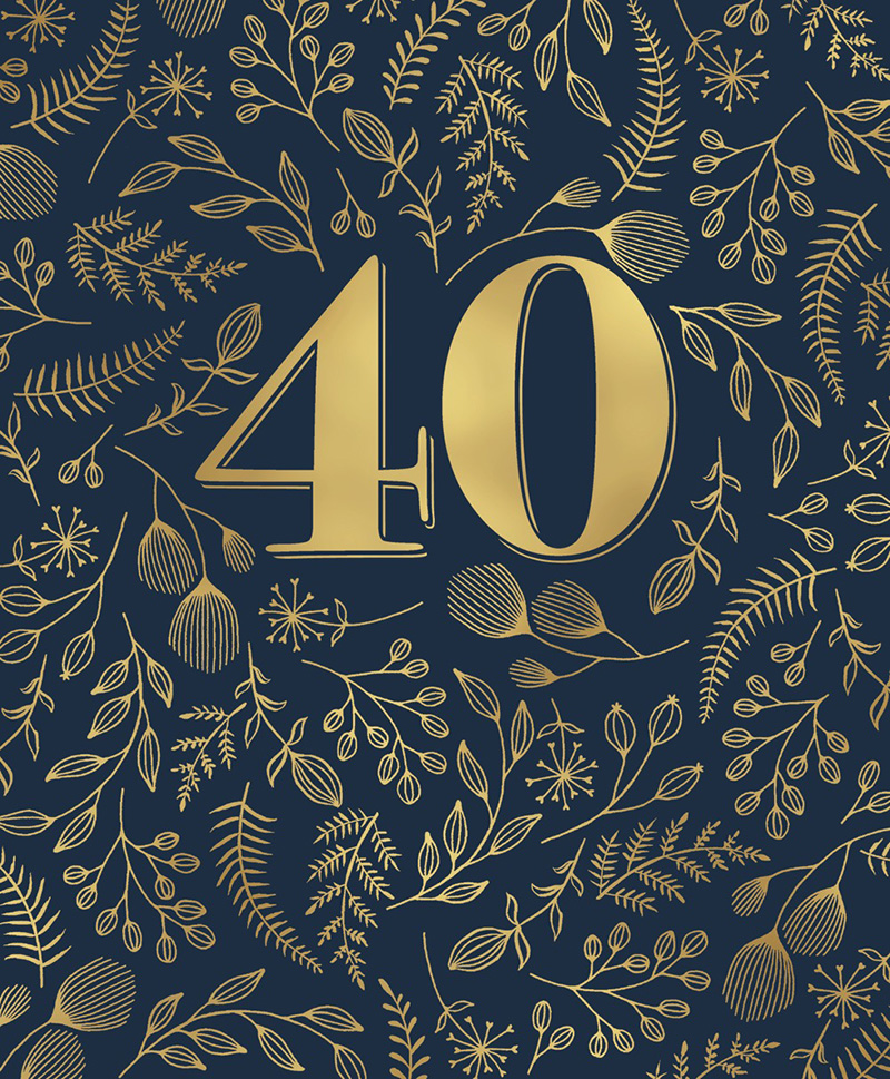 Age 40 Female Navy Gold Botan