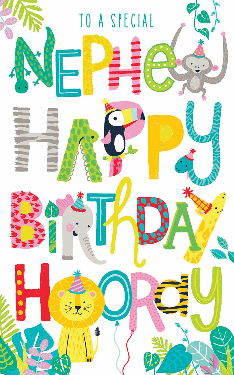 Nephew Birthday Cute Animals