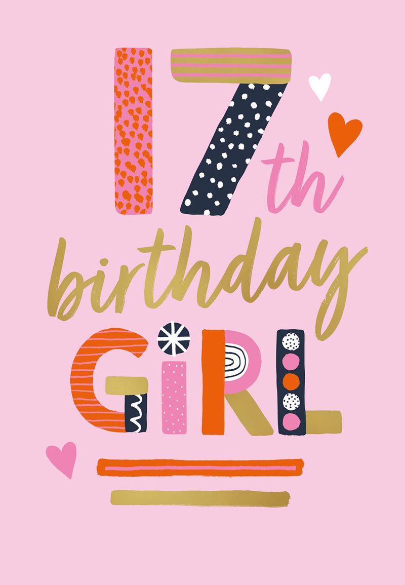 Aok: Age 17 Fem Birthday Girl