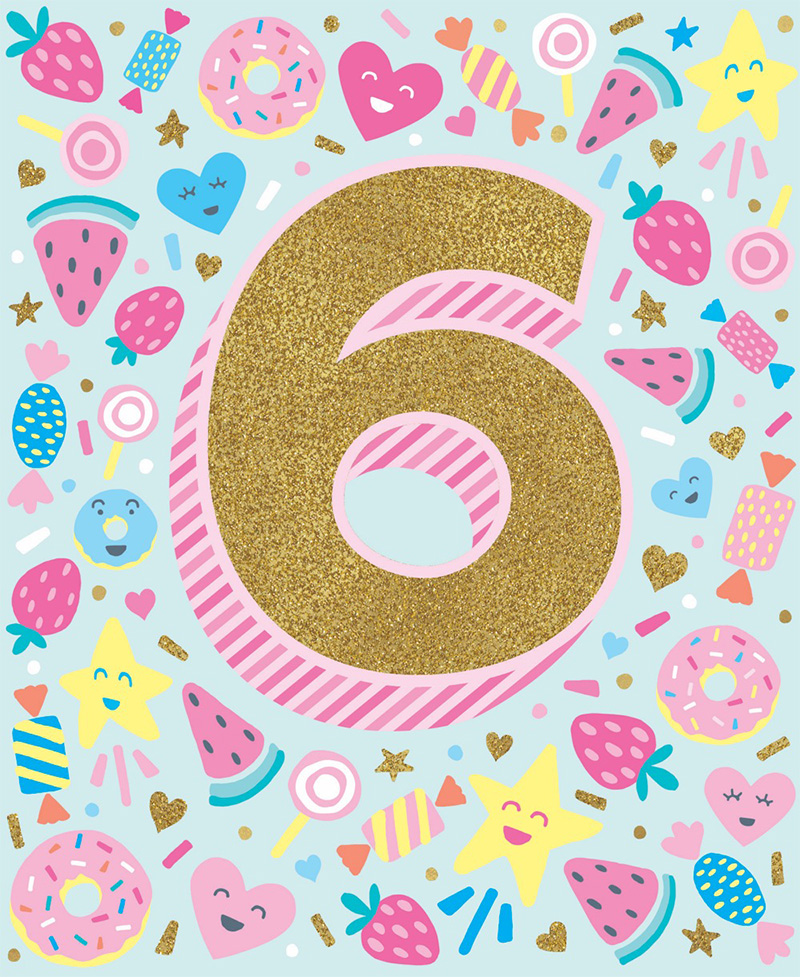 Age 6 Girl Birthday Yay Lollies