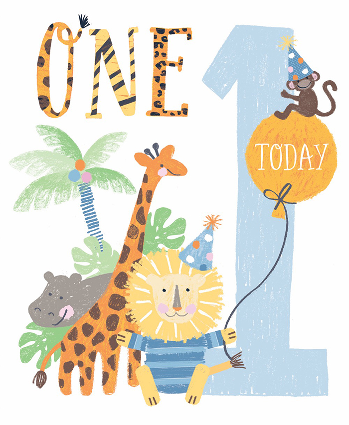 Age 1 Boy Jungle Animas