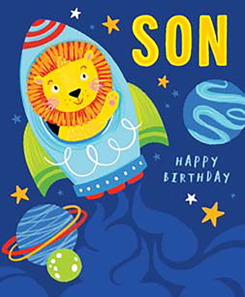 Son Juvenileenile Lion Rocket Ship