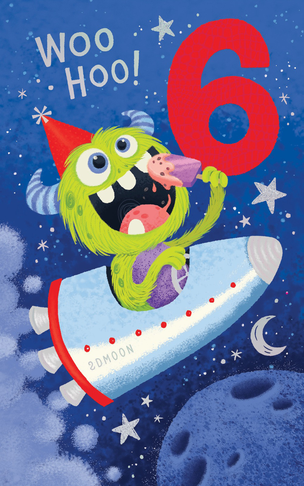 Simson: Age 6 Boy Alien Rocket