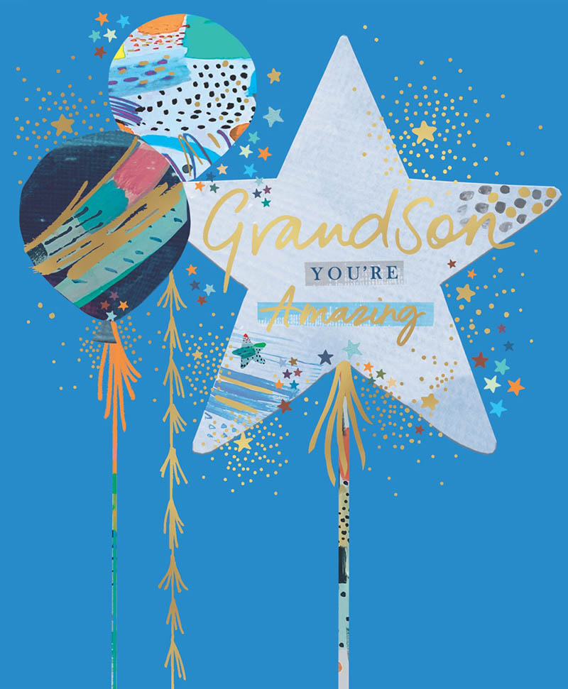 W&W Grandson Teen Balloons