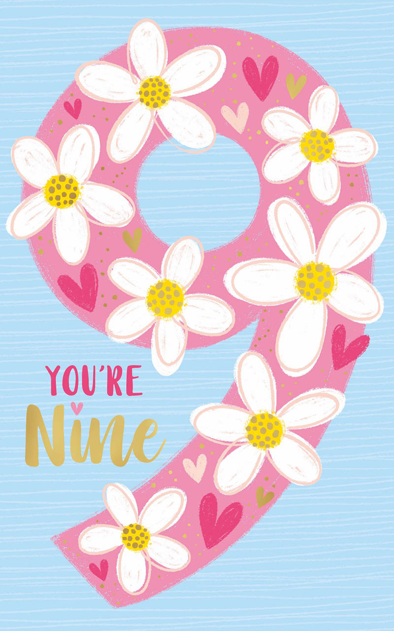 Age 9 Girl Daisy Big Nine