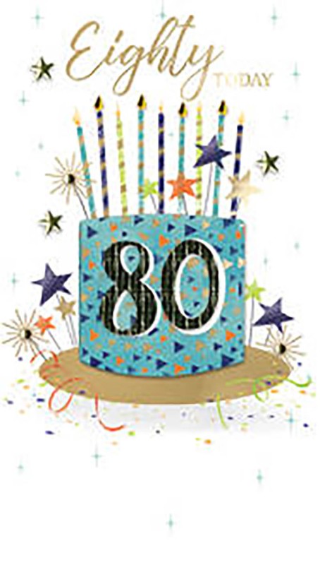 Champagne: Age 80 Male Cake
