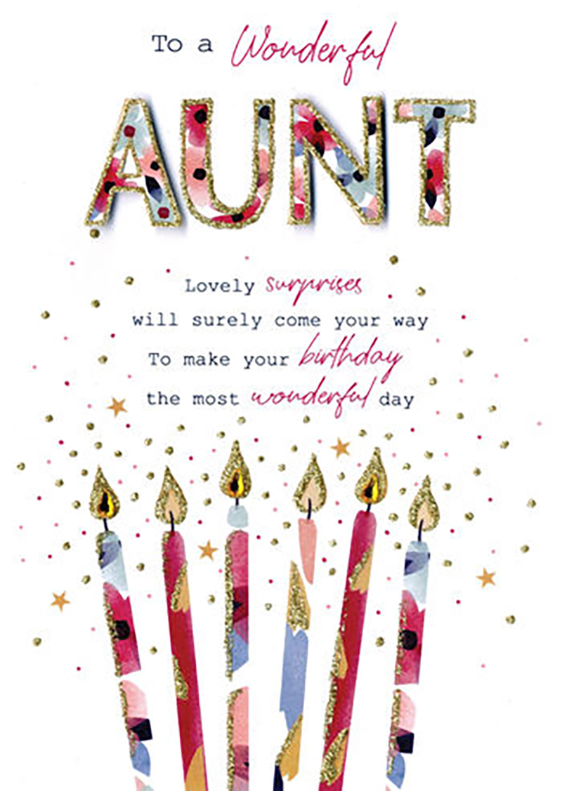 Just To Say: Wonderful Aunt