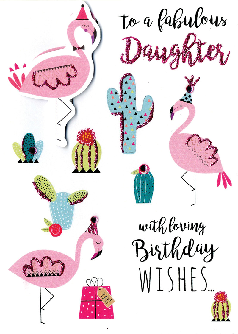 Just To Say: Daughter Flamingo