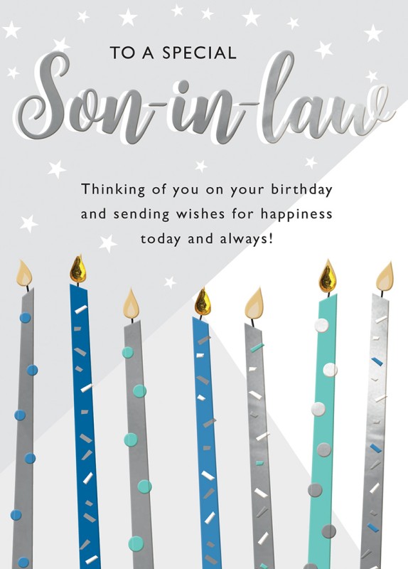 Just To Say: Son Inlaw Candles