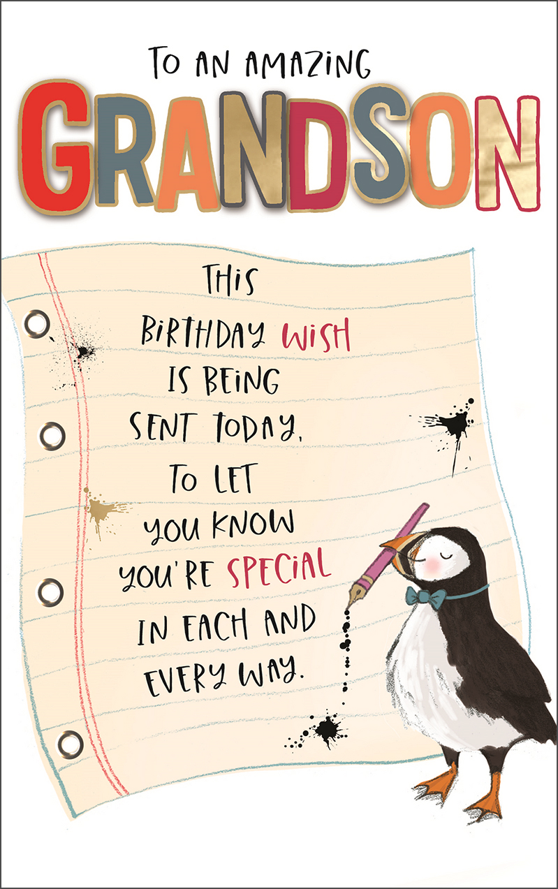 Cherish: Grandson Puffin