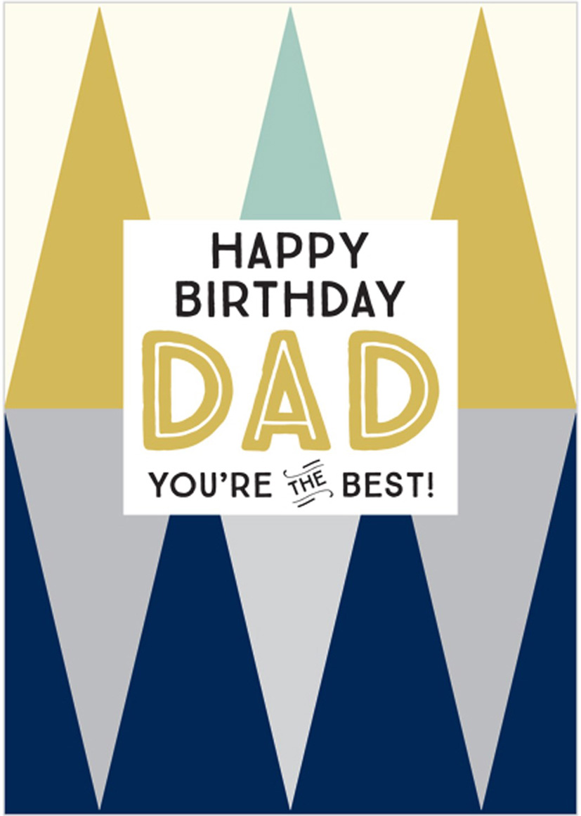 Ink: Birthday Dad Best Triangles
