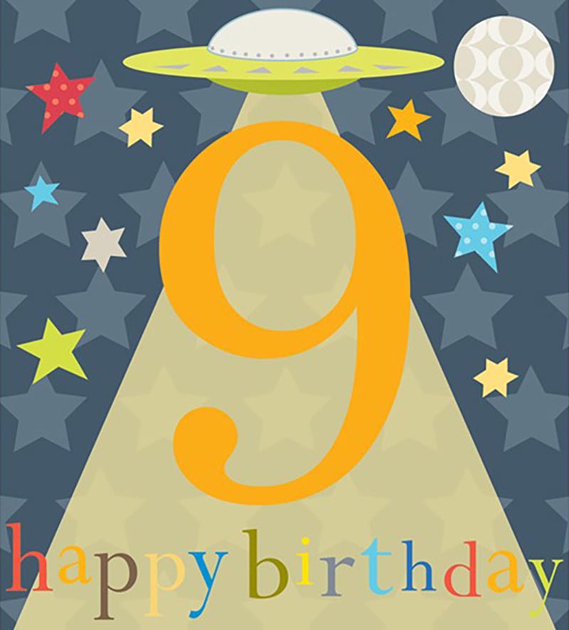 Age 9 Boy Flying Saucer